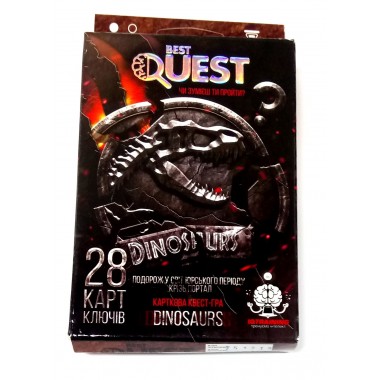 Настольная игра Danko Toys Best Quest Динозавры (BQ-01-04-U)