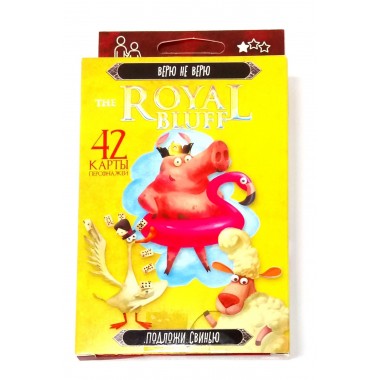 Настольная игра Danko Toys The royal bluff мини (RBL-01-01,RBL-01-02)