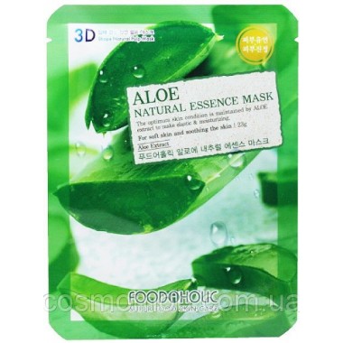 Тканевая маска Food a Holik Natural Essence 3D Mask Алое
