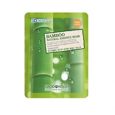 Тканевая маска Food a Holik Natural Essence 3D Mask Бамбук