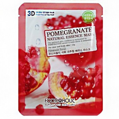 Тканевая маска Food a Holik Natural Essence 3D Mask Гранат