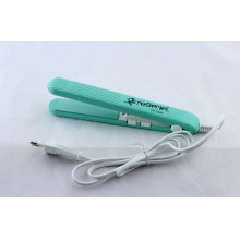 Мини-утюжок для волос Gemei GM-2986 мятный Мини-утюжок для волос Gemei GM-2986 мятный