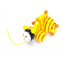 Деревянная каталка Hongji toys Улитка (MD0138) Деревянная каталка Hongji toys Улитка (MD0138)