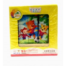 Деревянные кубики на штырьках Indigo Мишки (W02-4038) Деревянные кубики на штырьках Indigo Мишки (W02-4038)