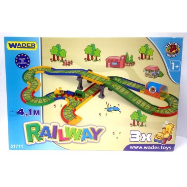 Железная дорога Wader Kid Cars 4.1 м (51711)