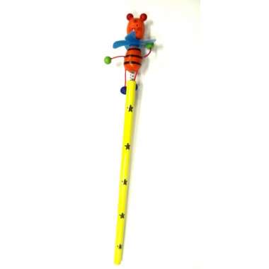 Деревянный карандаш   BK Toys котик оранжевый (2012-179)