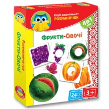 Игра Умнички Vladi Toys Фрукты овощи украинский язык (VT1306-06) Игра Умнички Vladi Toys Фрукты овощи украинский язык (VT1306-06)