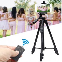 Профессиональный штатив тринога с Bluetooth пультом для телефона Yunteng VCT 5208 Профессиональный штатив тринога с Bluetooth пультом для телефона Yunteng VCT 5208
