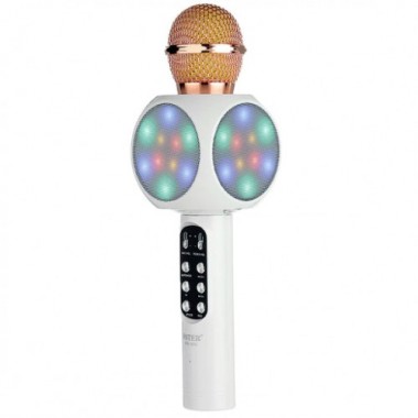 Микрофон-караоке Bluetooth WSTER WS-1816 White
