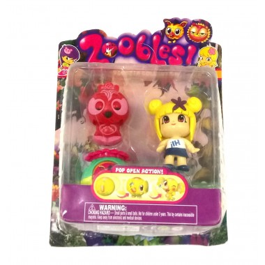 Игровые фигурки Zoobles с красным бакуганом (839540)
