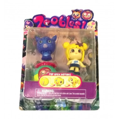 Игровые фигурки Zoobles с синим бакуганом (839540)