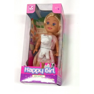 Кукла Star Toys с белой собачкой (К899-34)