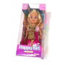 Кукла Star Toys с коричневой собачкой (К899-34) Кукла Star Toys с коричневой собачкой (К899-34)