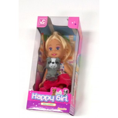 Кукла Star Toys с серой собачкой (К899-34)