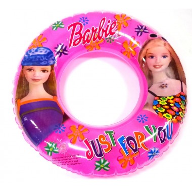 Круг надувной Tilly  Barbie розовый 64 см диаметр 64 см, внутренний диаметр 27 см  (TS-1239-70)
