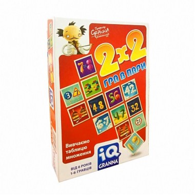Настольная игра Granna IQ 2х2 Игра в пары 81497