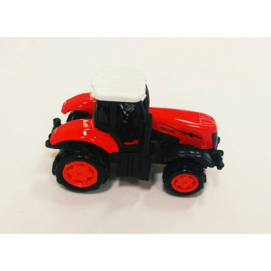 Модель трактора BK Toys металлическая красная (9641)