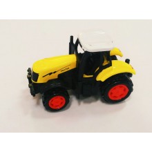 Модель трактора BK Toys металлическая желтая (9641) Модель трактора BK Toys металлическая желтая (9641)