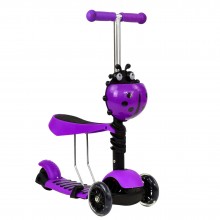 Самокат Best Scooter 3 в 1 фиолетовый Mini (А 246721070) Самокат Best Scooter 3 в 1 фиолетовый Mini (А 246721070)