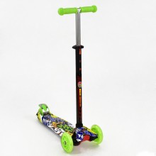Самокат Best Scooter салатовый с принтом (А 24707/779-1231) Самокат Best Scooter салатовый с принтом (А 24707/779-1231)
