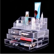 Бокс органайзер настольный для косметики Cosmetic storage box акриловый в коробке Бокс органайзер настольный для косметики Cosmetic storage box акриловый в коробке
