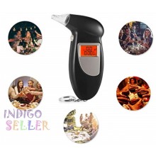 Персональный электронный  алкотестер Digital Breath Alcohol Tester v2.0 + 4 сменных мундштука