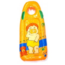 Надувной плотик-доска Tilly c прозрачным окошком и ручками, оранжевый, 100 см (TS-1209) Надувной плотик-доска Tilly c прозрачным окошком и ручками, оранжевый, 100 см (TS-1209)
