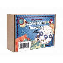 Набор для творчества Умняшка Джинсовые украшения Колье и сережки (DZH-003) Набор для творчества Умняшка Джинсовые украшения Колье и сережки (DZH-003)