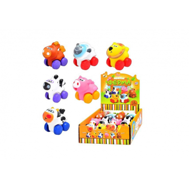 Набор Play smart из 6-ти животных на колесиках 9552