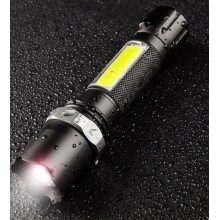 Фонарик Bailong аккумуляторный BL-546 T6+COB с боковой подсветкой в коробке Фонарик Bailong аккумуляторный BL-546 T6+COB с боковой подсветкой в коробке
