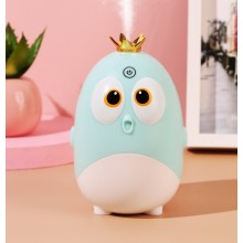 Мини-увлажнитель воздуха Air Purifier ночник в 2 в 1  яйцо голубое