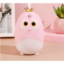 Мини-увлажнитель воздуха Air Purifier  ночник в 2 в 1  яйцо розовое