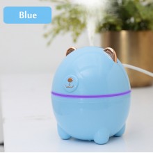 Мини-увлажнитель воздуха Air Purifier ночник 2 в 1 мишка голубой
