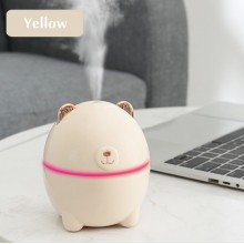 Мини-увлажнитель воздуха Air Purifier  ночник 2 в 1 мишка желтый