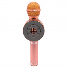 Микрофон-караоке Bluetooth WSTER WS-668 Rose Gold 