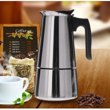 Кофеварка гейзерная Benson 200 мл на 4 чашки 152 нержавеющая сталь Кофеварка гейзерная Benson 200 мл на 4 чашки 152 нержавеющая сталь