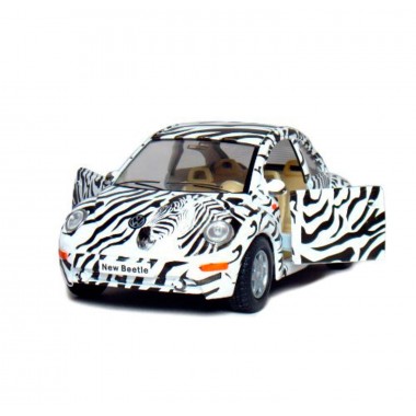 Машина KINSMART Volkswagen New Beetle зебра (KT5062W)