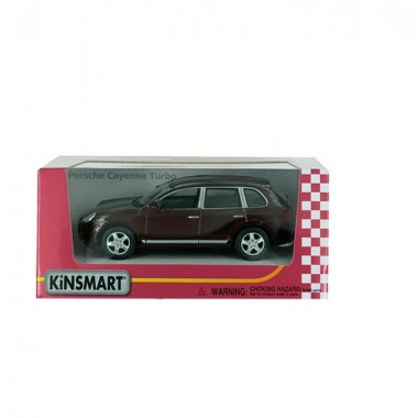 Машина KINSMART Porsche Cayenne Turbo бордовая (KT5075W)