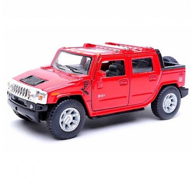 Машина KINSMART Hummer H2 красная  (KT5097W)