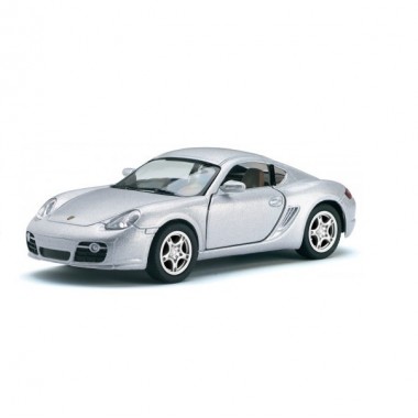 Машина KINSMART Porsche Cayman S серая  (KT5307W)