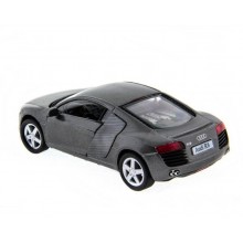 Машина KINSMART AUDI R8  темно-серая (KT5315W)