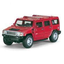 Машина KINSMART 2008 Hummer H2 SUV красная (KT5337W)