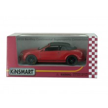 Машина KINSMART Bentley Continental  красная (KT5353W)