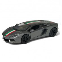 Машина KINSMART Lamborghini Aventador серая (KT5355WF) Машина KINSMART Lamborghini Aventador серая (KT5355WF)