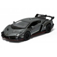 Машина KINSMART  Lamborghini Veneno серый (KT5367W)