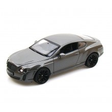Машина KINSMART Bentley Continental GT серая  ( KT5369W)