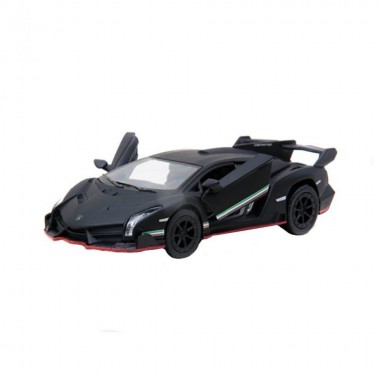 Машина KINSMART Matte Lamborghini черная (KT5370W)