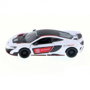 Машина KINSMART McLaren 675LT белая  (KT5392WF)
