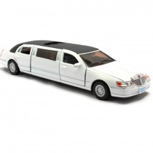 Лимузин KINSMART Lincoln Town Car Stretch Limousine 1999 белый  ( KT7001W)
