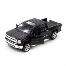 Машинка Kinsmart Chevrolet Silverado черная (KT5381W) Машинка Kinsmart Chevrolet Silverado черная (KT5381W)